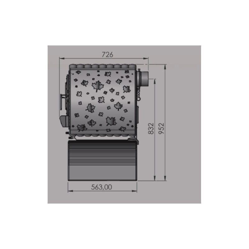 Le poêle à bois Sofia 8kW en acier équipé d’échangeurs thermiques avec raccordement par le dessus, s’intègre parfaitement à tous les intérieurs pour une combustion naturelle. Ce poêle est certifié Éco Design 2022 arche